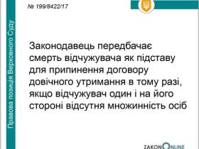 Договір довічного утримання: чи є смерть відчужувача підставою для припинення договору?