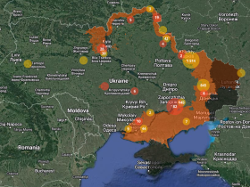 В Україні створили карту територій, які забруднені вибухонебезпечними предметами