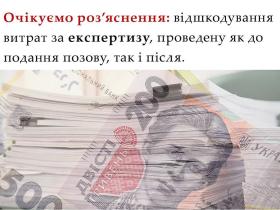 Відшкодування витрат за експертизу, проведену як до подання позову, так і після