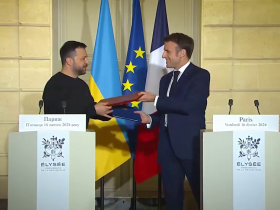 У Парижі Володимир Зеленський та Еммануель Макрон підписали Угоду про співробітництво у сфері безпеки між Україною та Францією