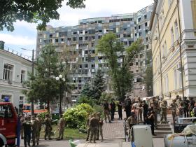 Фахівці КНДІСЕ ідентифікували уламки ракети Х-101, яка влучила в "Охматдит" - Мін'юст