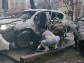 У Донецьку було підірвано автомобіль колишнього начальника Оленівської колонії - він загинув