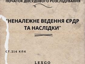 Неналежне ведення ЄРДР та наслідки: практика ВС