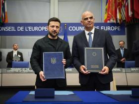 Президент України Зеленський та Генсек Ради Європи Берсе підписали угоду про створення Спецтрибуналу для розгляду злочину агресії проти України