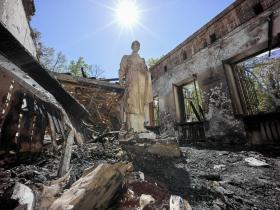 За час війни через російську агресію в Україні зруйновано та пошкоджено 1553 пам’ятки культурної спадщини та 2388 об’єктів культурної інфраструктури
