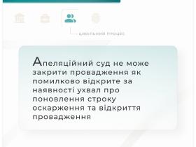 Можливість застосування апеляційним судом процесуальних наслідків у виді закриття провадження, як помилково відкритого