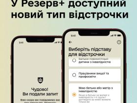 У "Резерв+" з’явився новий тип відстрочки - хто може отримати її онлайн?