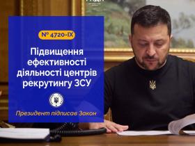 Зеленський підписав Закон, який розширює перелік органів, що ведуть Єдиний держреєстр призовників, військовозобов’язаних та резервістів