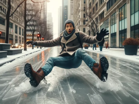 Впали на льоду: порядок дій для отримання компенсації за травму внаслідок падіння