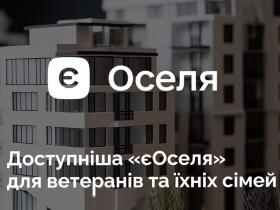 Оновлено умови державної програми «єОселя»: більше можливостей для ветеранів, учасників бойових дій та їхніх родин