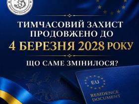 Тимчасовий захист у ЄС продовжено до 4 березня 2028 року: що саме змінилося для українців
