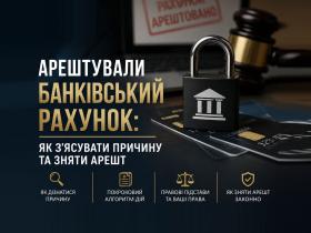 Арештували банківський рахунок: як з’ясувати причину та зняти арешт