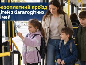 Безоплатний проїзд дітей з багатодітних сімей: умови та як діяти у випадку відмови
