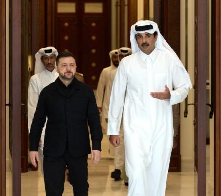 Україна і Катар домовилися про партнерство в оборонній сфері на 10 років: Зеленський зустрівся з Еміром Держави Катар