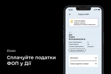 ФОПи 1-3 груп можуть сплатити податки через ДІЮ: послуга знову стала доступной