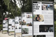 У Києві відкрилася фотовиставка про злочини Росії проти представників медіа в Україні