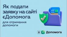 Як подати заявку на сайті єДопомога