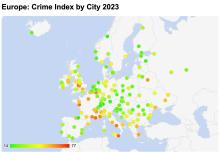 5 українських міст потрапили до ТОП-100 найнебезпечніших у Європі