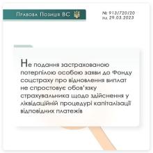 Грошові вимоги за зобов'язаннями боржника з капіталізації платежів щодо частини потерпілих