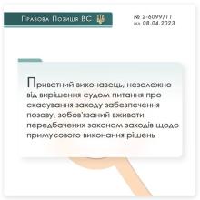Часткове скасування заходів забезпечення позову: позиція ВС
