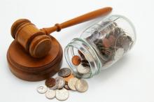 Сплата судового збору особою, відносно якої застосовано санкції