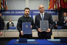 Президент України Зеленський та Генсек Ради Європи Берсе підписали угоду про створення Спецтрибуналу для розгляду злочину агресії проти України