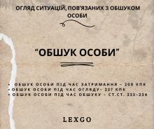 Обшук особи. Обшук особи під виглядом огляду. Обшук під час затримання (208 КПК)/огляду (237 КПК)/обшуку (233-234 КПК)