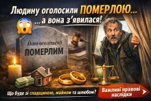 Що буде зі спадщиною, майном і шлюбом, якщо «померла» людина раптом з’являється?