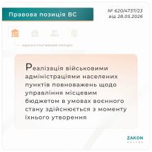 Розмежування повноважень між міською радою та міською військовою адміністрацією щодо управління бюджетом в умовах воєнного стану