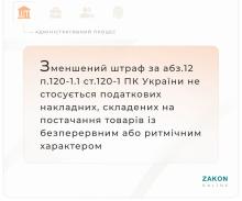 Застосування штрафів за порушення строків реєстрації податкових накладних