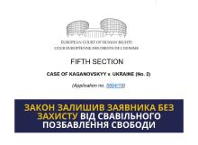 Закон залишив заявника без захисту від свавільного позбавлення свободи