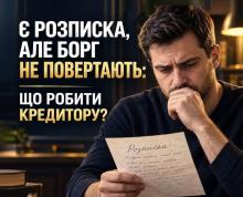 Є розписка, але борг не повертають: що робити кредитору?