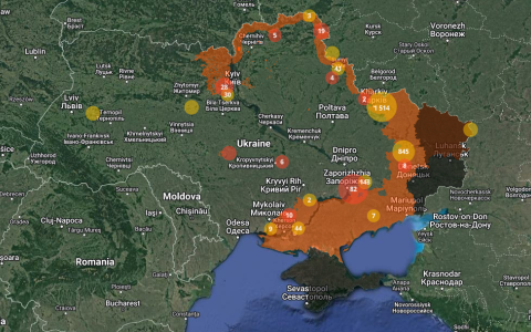 В Україні створили карту територій, які забруднені вибухонебезпечними предметами