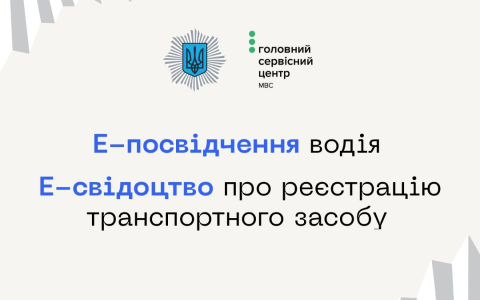 Що таке Е-посвідчення водія та Е-свідоцтво про реєстрацію транспортного засобу?