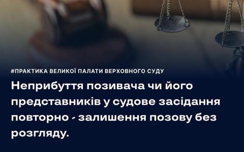 Неприбуття позивача чи його представників у судове засідання повторно - залишення позову без розгляду