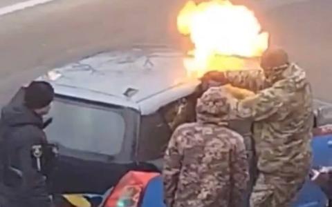 У Вишгороді ТЦКшники разом з поліцією намагались "викурити" водія із авто: у Міноборони відреагували