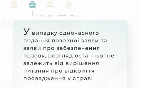 Відкриття провадження при одночасному поданні позовної заяви та заяви про забезпечення позову