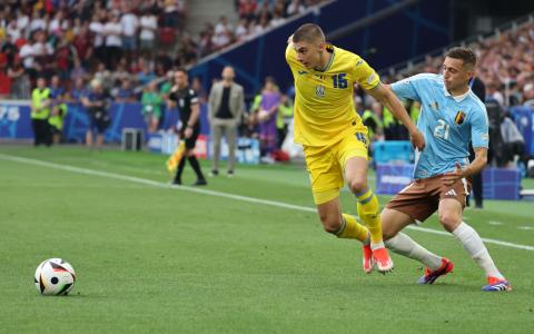 Лига наций 2024/25: Украина — Бельгия
