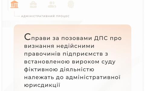 Недійсність правочинів, укладених між підприємствами, за результатами яких складені податкові накладні - юрисдикція