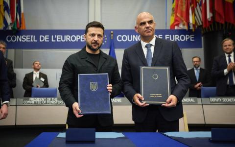 Президент України Зеленський та Генсек Ради Європи Берсе підписали угоду про створення Спецтрибуналу для розгляду злочину агресії проти України