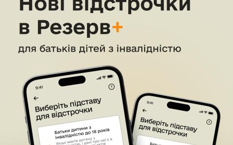 У додатку "Резерв+" можна отримати новий вид відстрочок: кого це стосується та як зробити запит?
