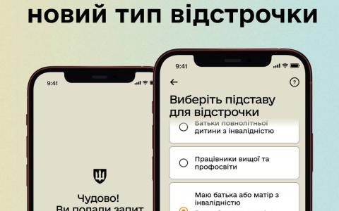 У "Резерв+" з’явився новий тип відстрочки - хто може отримати її онлайн?