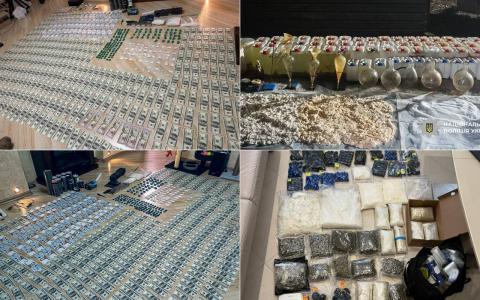 Операція «Рубікон»: викрито 34 нарколабораторії та 74 склади, проведено 506 обшуків та 104 затриманих