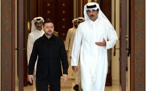 Україна і Катар домовилися про партнерство в оборонній сфері на 10 років: Зеленський зустрівся з Еміром Держави Катар