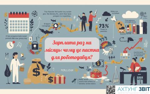 Зарплата раз на місяць: чому це пастка для роботодавця?