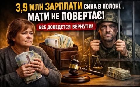 Гроші полоненого військового — не «сімейний бюджет»: суд зобов’язав повернути майже 3,9 млн грн