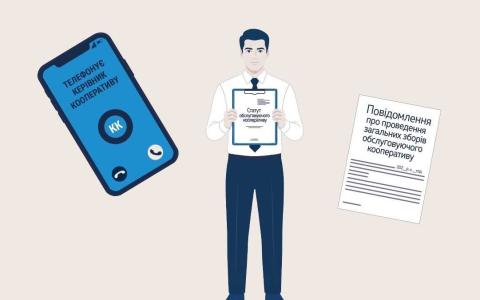 Щодо повідомлення члена кооперативу про дату, час і місце проведення загальних зборів