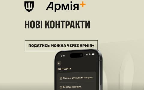 Подати рапорт на укладання нового контракту із ЗСУ чи ДССТ можна через "Армія+": деталі від Міноборони