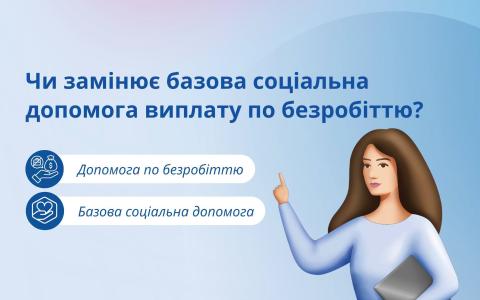 Чи замінює базова соціальна допомога виплату по безробіттю?