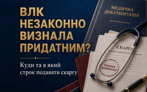 ВЛК незаконно визнала придатним: алгоритм оскарження рішення, перелік документів та строки